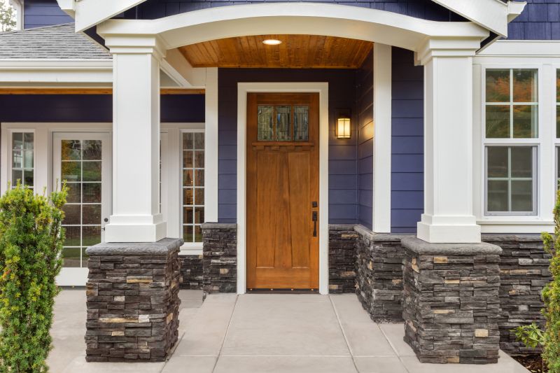 Modernized Entrance with Custom Trim